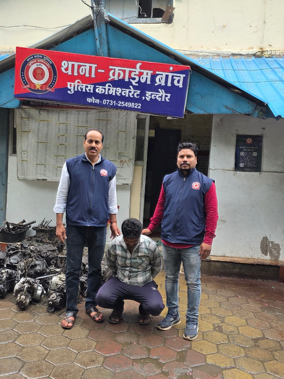 Indore News: क्राइम ब्रांच ने भंडारी ब्रिज के नीचे 54.70 ग्राम एमडी ड्रग्स के साथ ऑटो ड्राइवर को दबोचा