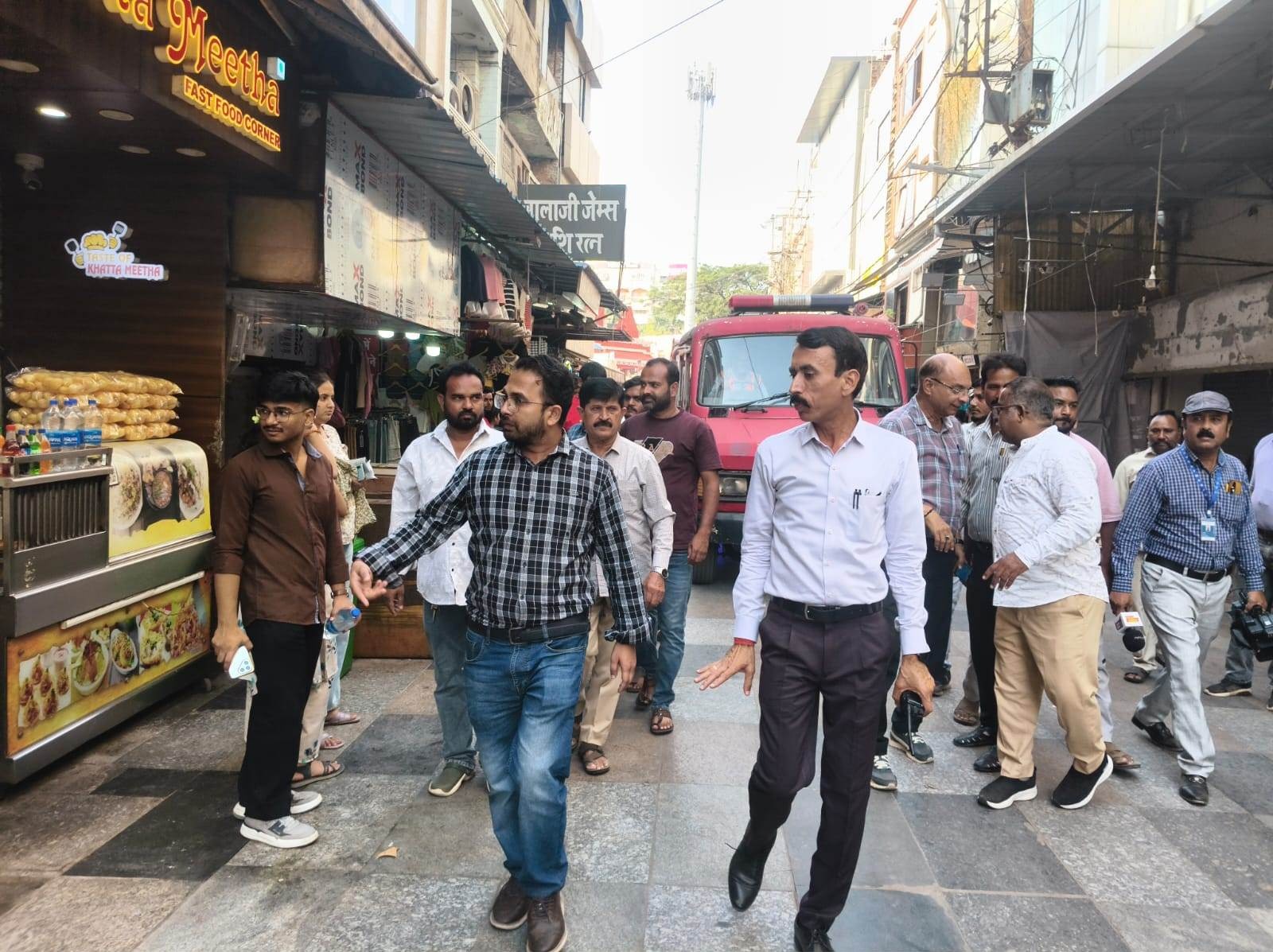 Bhopal News: न्यू मार्केट की संकरी गलियों में अब रोज होगी मॉकड्रिल